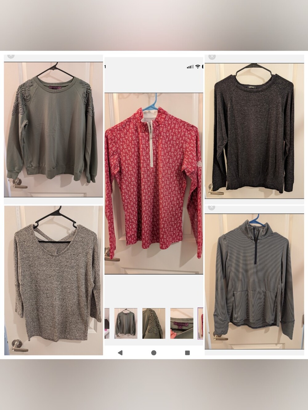BUNDLE of 5 Women's Long Sleeve Shirts
